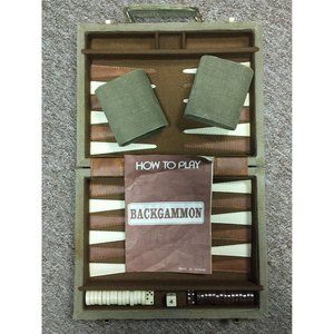 Vintage Magnetic Travel Backgammon Game